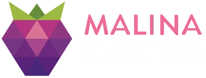 malina casino Logo Malina Casino con icona lampone geometrico viola e rosa