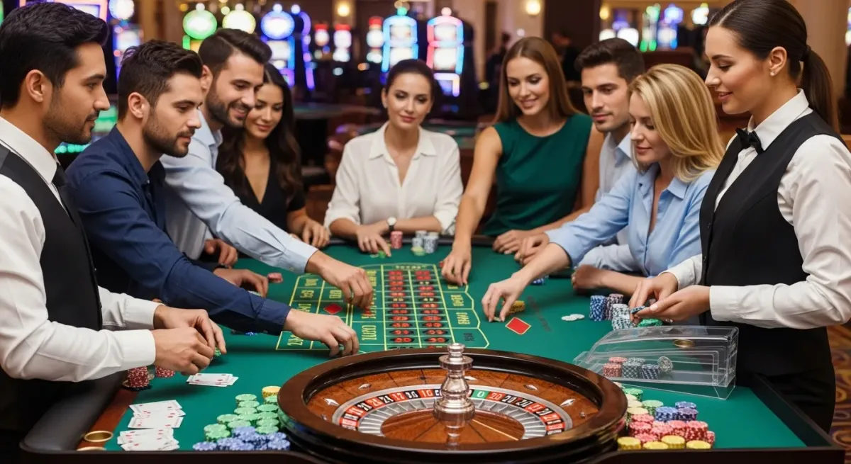 malina casino Gruppo di persone che giocano alla roulette al tavolo da casinò